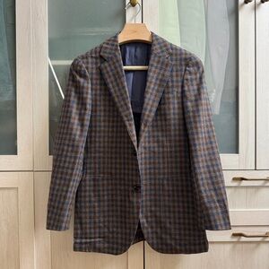 Suitsupply Brown Checkered Sport Coat